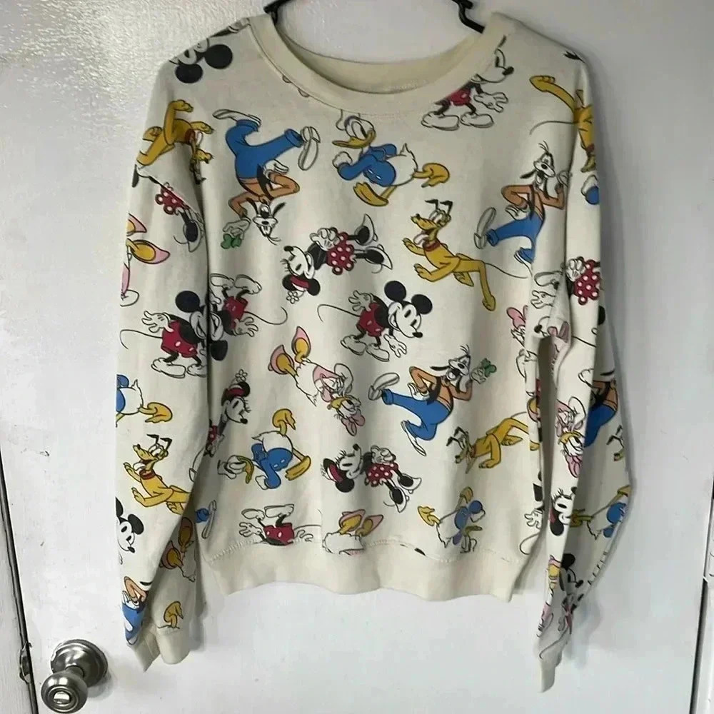 Disney Mickey theme crew neck